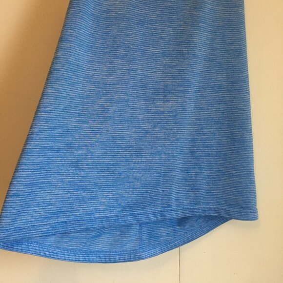 Adidas Blue Striped Racerback Tank Top - Picture 4 of 14